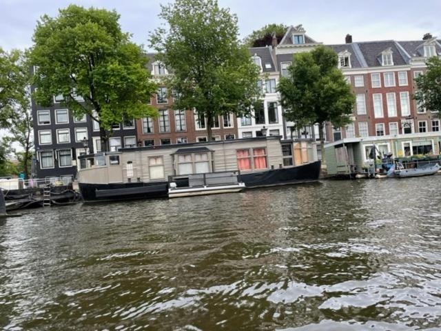 Houseboat Amstel River Studio Amszterdam Kültér fotó
